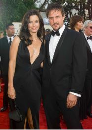 Courteney Cox with ex-husband, David Arquette